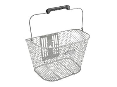 Electra Basket Electra Honeycomb QR Fog Grey Front Produktbild 3