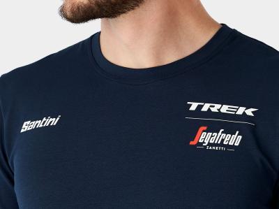 Santini Oberteil Santini Trek-Segafredo T-Shirt S Dark Blu Produktbild 5