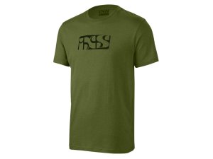iXS Brand Tee T-Shirt  L olive