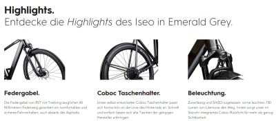 Coboc Iseo Emerald Grey M Produktbild 1