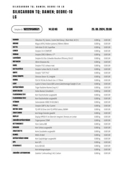 Simplon Silkcarbon TQ L Deore 10 LG Cosmic Red Glossy/ Black Matt Produktbild 1