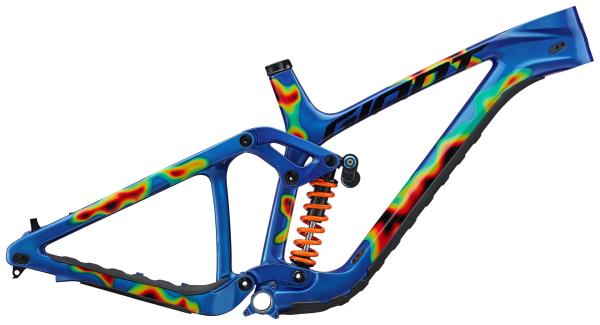 GIANT Glory Advanced Rahmenset  Heatwave Blue L
