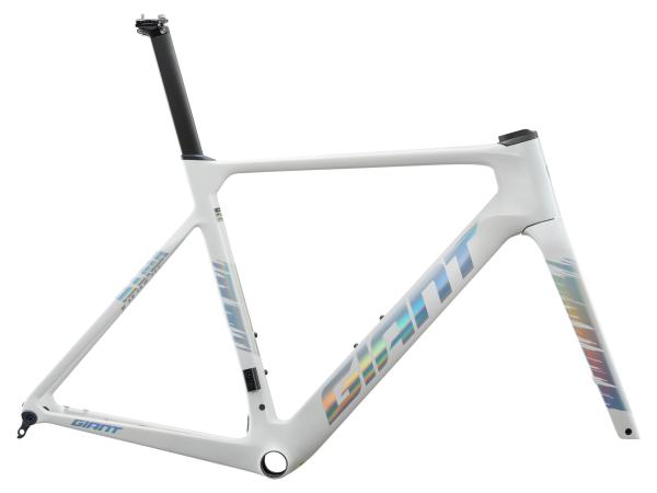 GIANT Propel Advanced Pro Rahmenset pearl white L