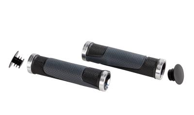 MATRIX Lenkergriff G17 Triple Density Länge: 130/130 mm | schwarz / grau | Rubber | Ausführung: lang/lang | SB-Verpackung Produktbild 1