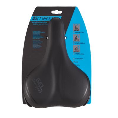 MATRIX Trekking Sattel Gel Comfort Damen | Moderate | Maße: 257 x 187 mm | schwarz Produktbild 1