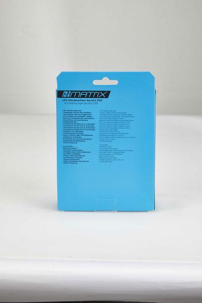 MATRIX LED Akkuleuchten Set 100 LUX BLS 1001 schwarz Produktbild 1
