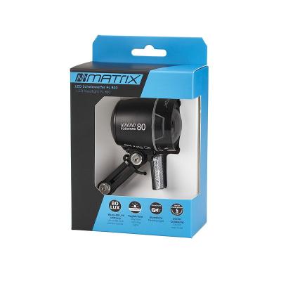 MATRIX Dynamo-LED-Scheinwerfer 80 LUX FL820 Standlicht/Tagfahrlicht/Sensor  80 Lux  SB-Verpack Produktbild 1