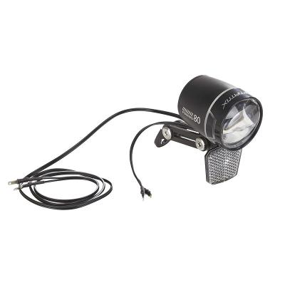 MATRIX Dynamo-LED-Scheinwerfer 80 LUX FL820 Standlicht/Tagfahrlicht/Sensor  80 Lux  SB-Verpack Produktbild 2