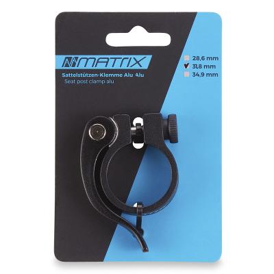 MATRIX Sattelstützklemme Alu SC8 31,8 mm schwarz Produktbild 1