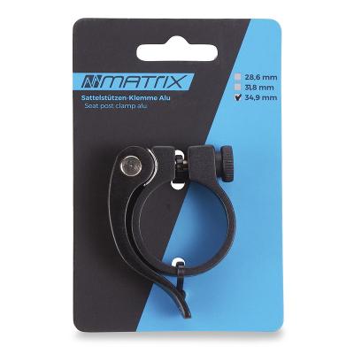 MATRIX Sattelstützklemme Alu SC8 34,9 mm schwarz Produktbild 1