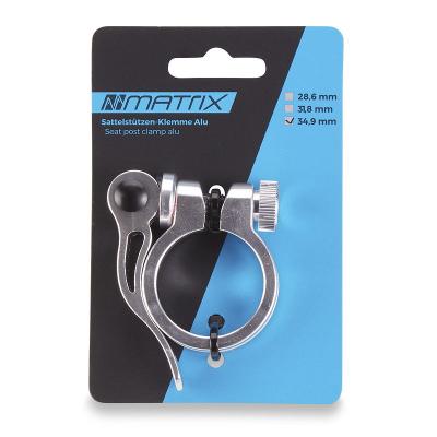 MATRIX Sattelstützklemme SC1 34,9 mm silber Produktbild 1