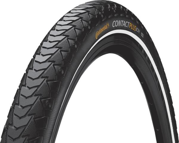 Continental Fahrradreifen Contact Plus schwarz Reflex 28-622 28x1 5/8 x1 1/8  0101003