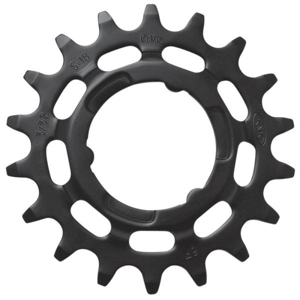 KMC Steckzahnkranz gekröpft für Shimano/Sram schwarz  1/2" x 1/8"  21 Zähne