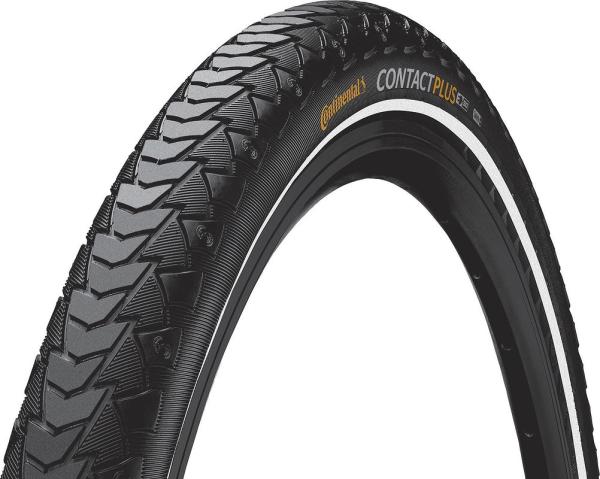 Continental Fahrradreifen Contact Plus schwarz Reflex 47-622 28x1,75 0101007