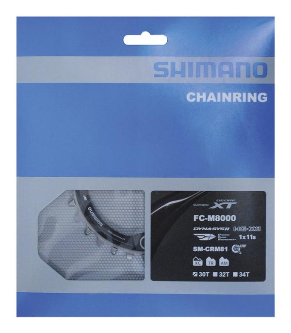 Shimano Kettenblatt Deore XT FCM8000 30 Z&auml;hne ISMCRM81AO