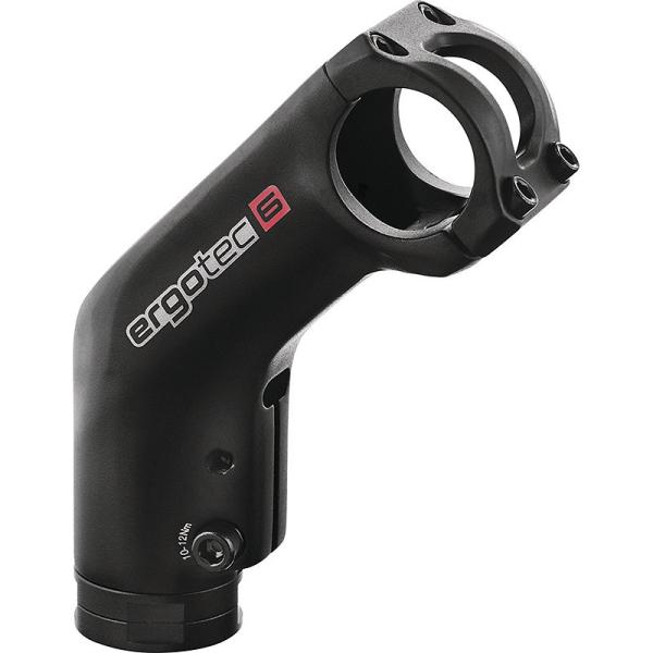ergotec Ahead-Vorbau High Barracuda i-Einstellring 90 mm schwarz- sand. 31,8 mm 1 1/8" 45&deg;