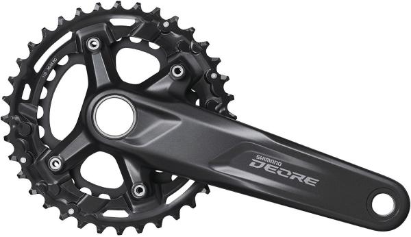 Shimano Kettenradgarnitur Deore FCM5100 2-PIECE  36x26 Z&auml;hne schwarz 175 mm EFCM51002EX66