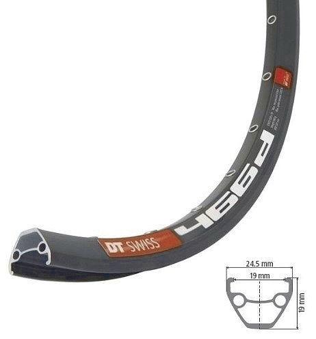 DT Swiss Vorderrad 27,5" 466D Disc Center Lock Steckachse schwarz 27,5 Deore XT HBM80