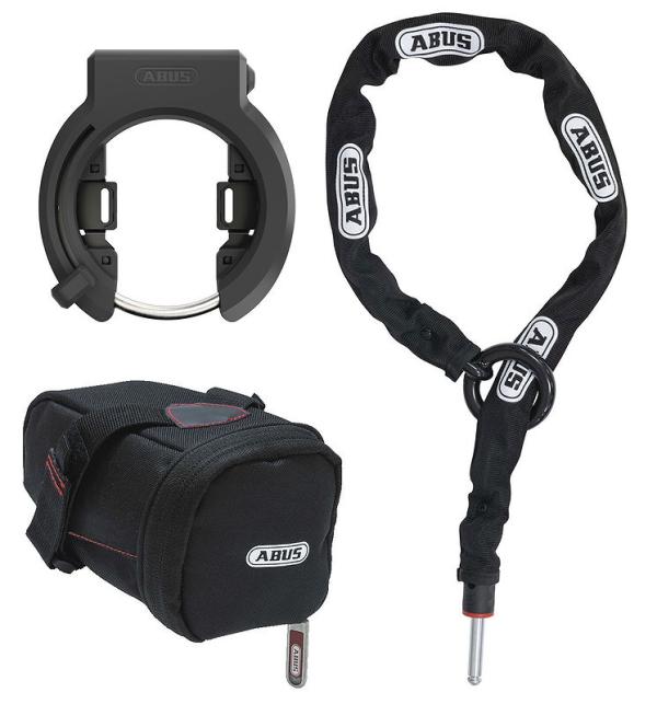 ABUS Rahmenschloss 6950M AM NR BK XPlus 77 mm schwarz + 6KS/85 + ST 5950