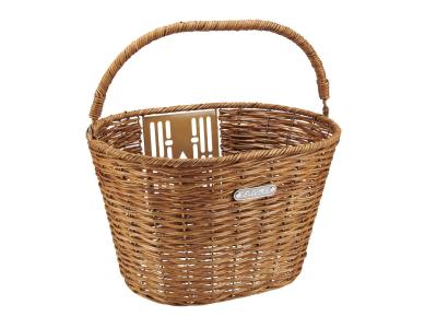 Electra Basket Electra QR Rattan Natural w/Handle Front Produktbild 1