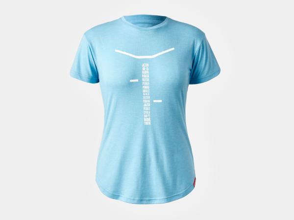 Trek Trek Ride Trek T-Shirt Women&lsquo;s M Light Blue
