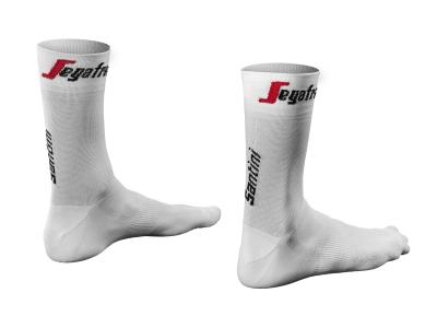 Santini Socken Santini Trek-Segafredo Sommer XL/XXL White Produktbild 1