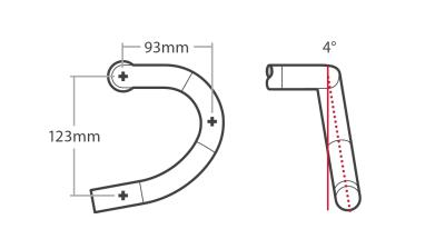 Bontrager Lenker BNT Pro IsoCore VR-CF Road 31,8mm 40cm Blac Produktbild 6