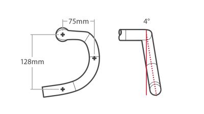 Bontrager Lenker Bontrager Pro IsoCore VR-SF Road 31,8mm 40c Produktbild 6
