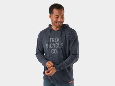 Trek Shirt Trek Bicycle Co Langarm-Hoodie S Heather Nav Produktbild 2