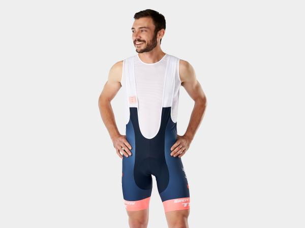 Santini Tr&auml;gershort Santini Trek-Segafredo Replica S Blue/