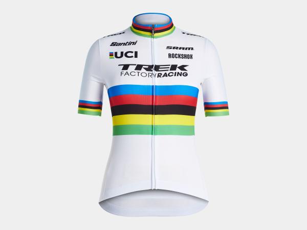 Santini Trikot Santini TFR Rainbow Replica Women S White