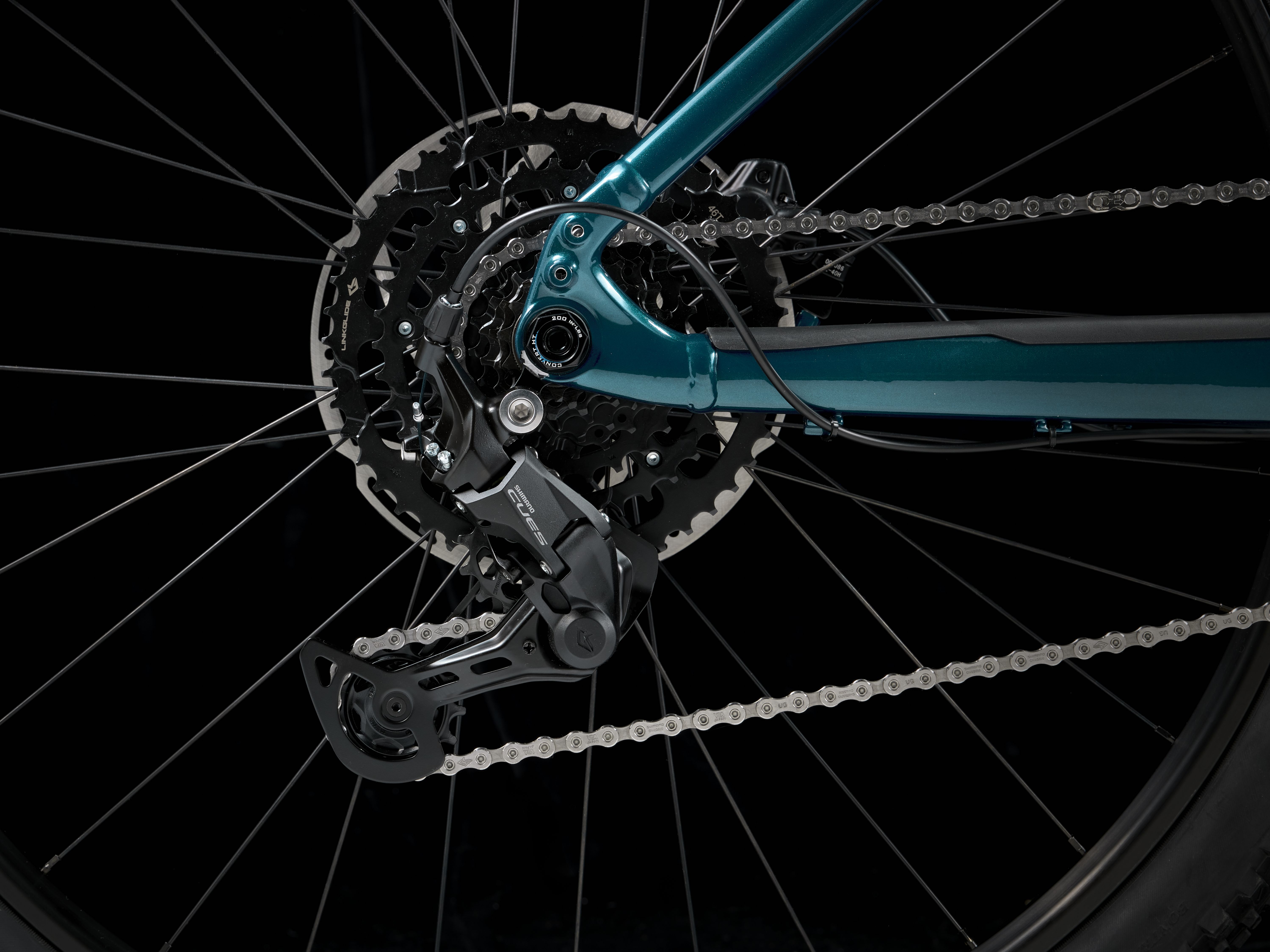 Trek Powerfly4 625w EU S 27.5 Dark Aquatic/Black Produktbild 18