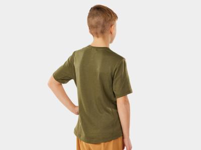 Trek Shirt Trek Evoke Tech Tee Youth Small Black Olive Produktbild 5