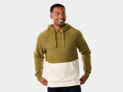 Trek Oberteil Trek Color Block Hoodie XL Olive/Cream Produktbild 3