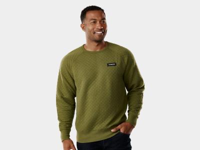 Trek Oberteil Trek Quilted Crewneck L Olive Produktbild 3