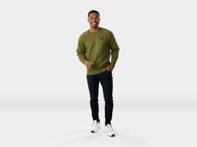 Trek Oberteil Trek Quilted Crewneck L Olive Produktbild 5
