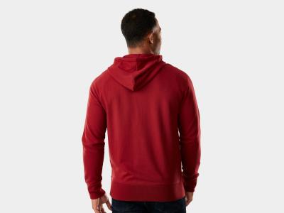 Trek Oberteil Trek Fun Badge Full Zip Hoodie S Dark Red Produktbild 4