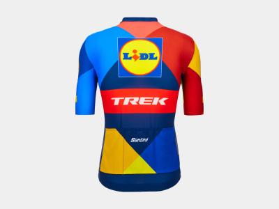 Santini Trikot Santini Trek Replica XS Blue/Yellow Produktbild 3