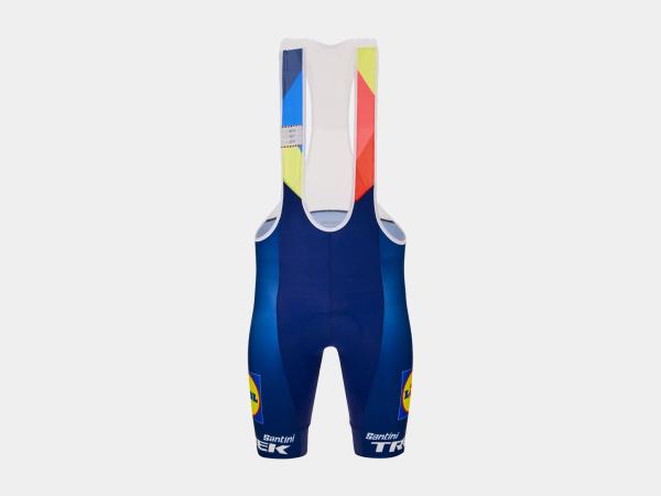 Santini Tr&auml;gershort Santini Trek Replica L Blue/Yellow