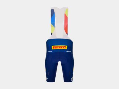 Santini Trägershort Santini Trek Replica XXL Blue/Yellow Produktbild 3