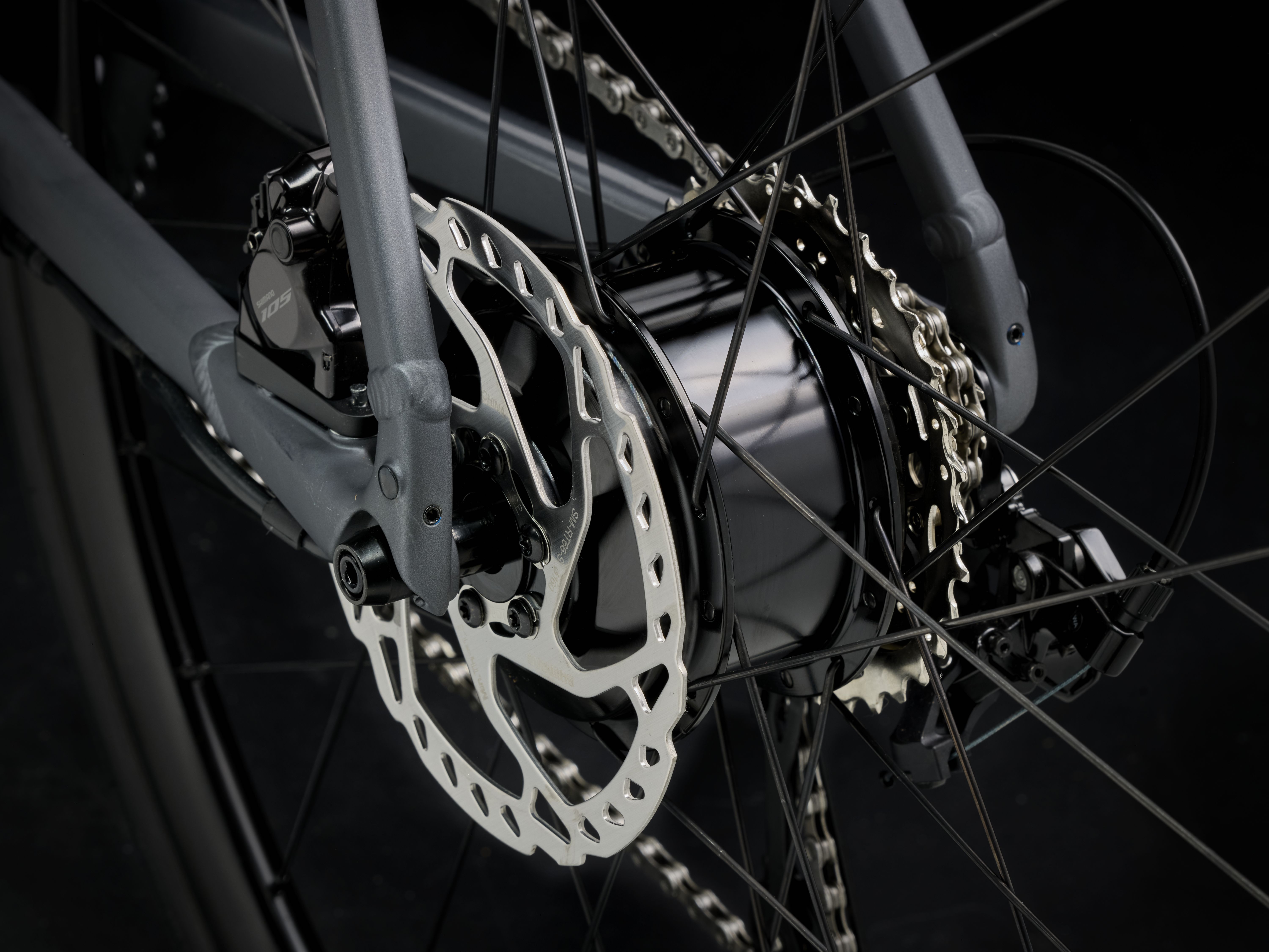 Trek Domane+ AL 5 EU 61 Matte Lithium Grey Produktbild 3