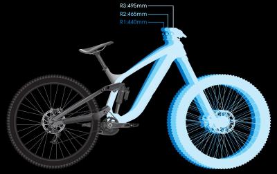 Trek Session 9 X01 R3 Liquid Silver Produktbild 15