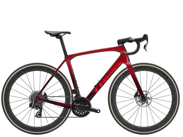 Trek Domane SLR 7 AXS 47 Metallic Red Smoke to Red Carb
