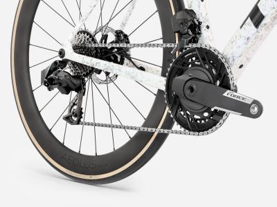 Trek Domane SLR 7 AXS ML Mother of Pearl/Silver Marble Produktbild 4
