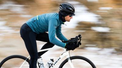 Bontrager Glove Bontrager Velocis Winter Medium Radioactive Produktbild 6