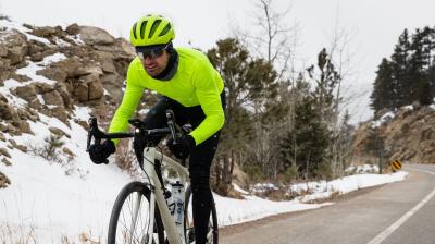 Bontrager Glove Bontrager Velocis Winter Medium Radioactive Produktbild 8