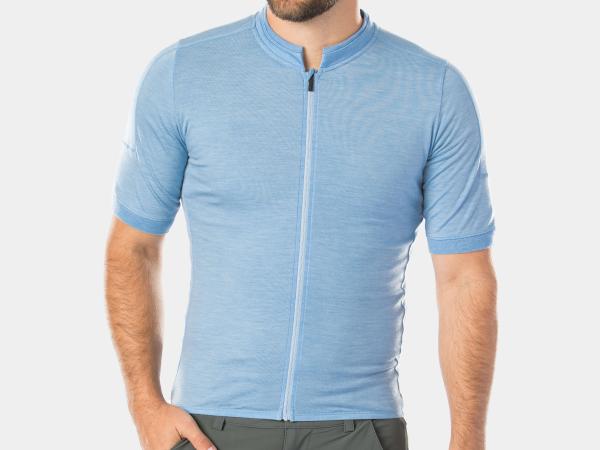 Bontrager Jersey Bontrager Adventure Wool Large Chambray Blu