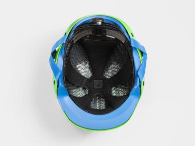 Bontrager Helm Bontrager Jet WaveCel Youth Vis Green/Royal C Produktbild 9