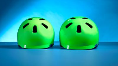 Bontrager Helm Bontrager Jet WaveCel Youth Vis Green/Royal C Produktbild 16