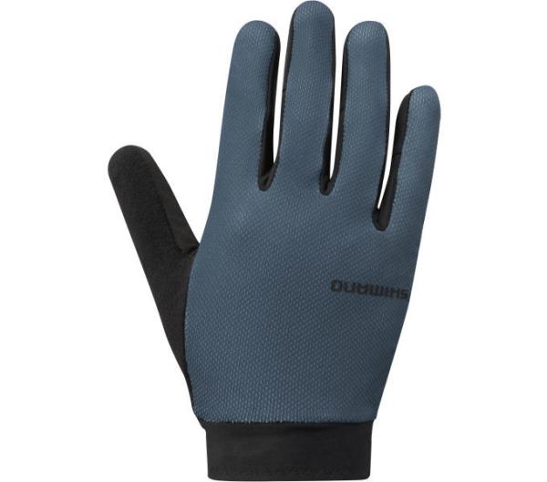 SHIMANO Explorer FF Gloves Blue Gray L